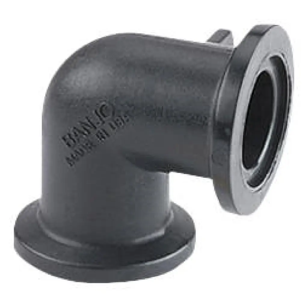 BANJO 2" MANIFOLD FLANGE X 2" 90 FLANGE COUPLING