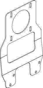 [4001657] BRACKET DISPLAY-SWITCHBOX