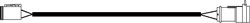 [4000450-1] Cable - CAN Bus Stub, LCM, 8in