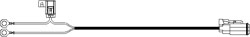 [4002093-14] CABLE - POWER - DETUSCH DT 2 PIN (14 FT)