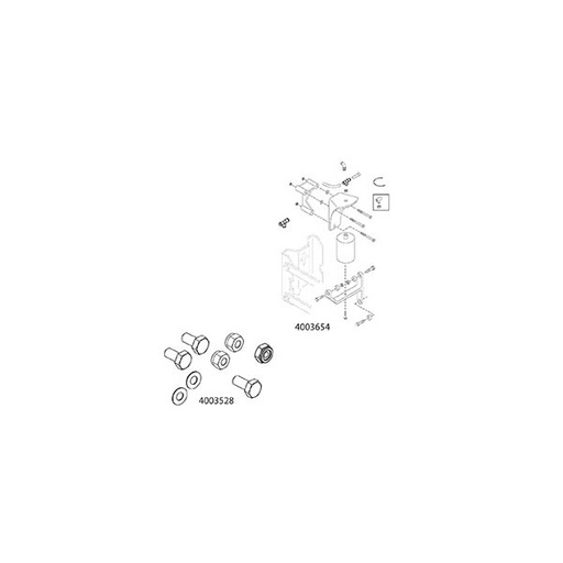 [4101220] BRACKET KIT - SPACER PARALLEL ARM EXTENSIONS, JOHN DEERE