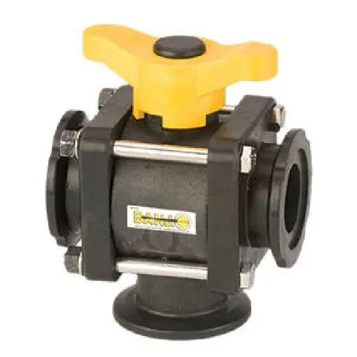 [MV200BL] BANJO 2" MANIFOLD FLANGED BOTTOM LOAD VALVE