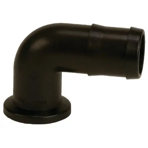 [M100BRB90] BANJO 1" MANIFOLD FLANGE X 1" HOSE BAR - 90° ELBOW